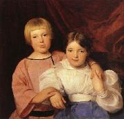 Ferdinand Georg Waldmuller Children oil on canvas